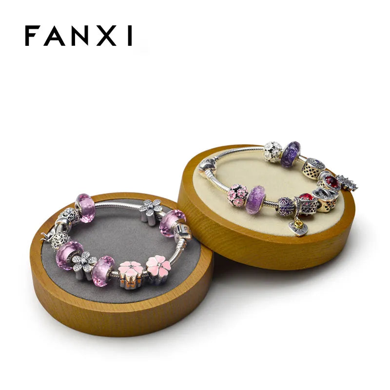 OIRLV Custom Microfiber Jewellery Display Stand Holder : SM031