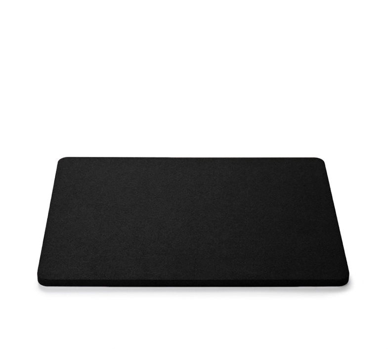 Black Microfiber Earrings Ring Necklace Jewelry Display Set TT345