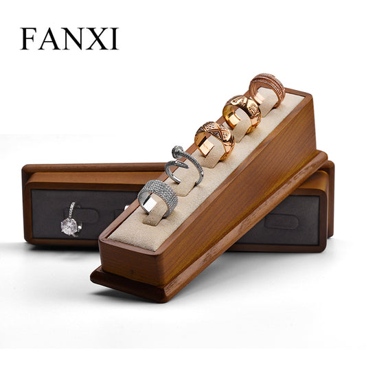 New Ring Bridge Ash Microfiber Jewelry Rack SM105