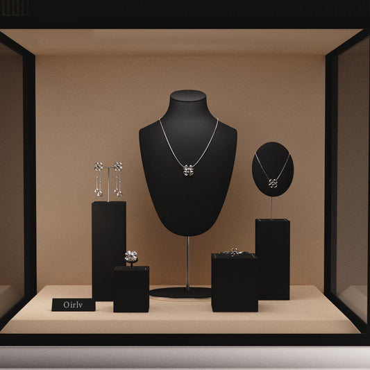 Luxury Black Showcase Display Set TT064