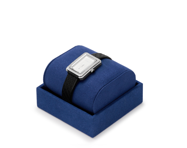 Blue Microfiber Ring Necklace Jewelry Display Set TT169