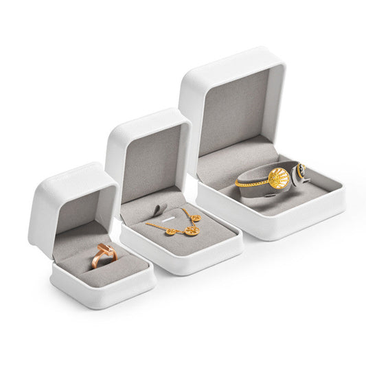 Oirlv Velvet Ring Box Rings Case,Single Ring Gift Box Elegant for