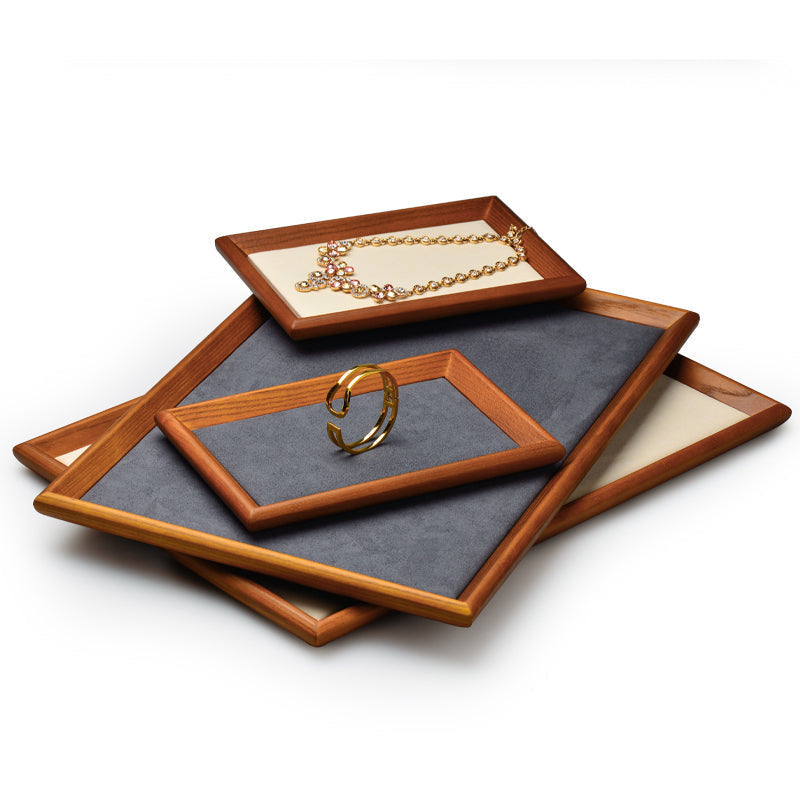Solid Wood Jewelry Display & Storage Tray P074