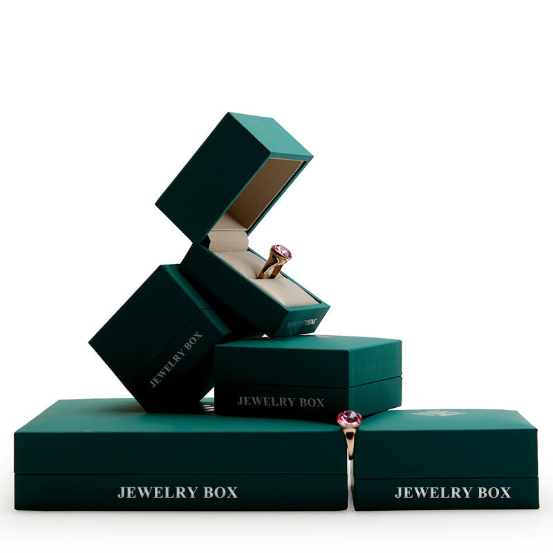 Green Paper Jewelry Packaging Gift Box