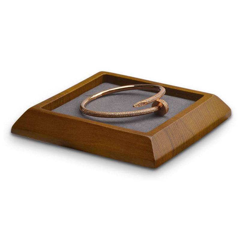 Dark Gray Small Wood Jewelry Tray for Showcase Display SM09002