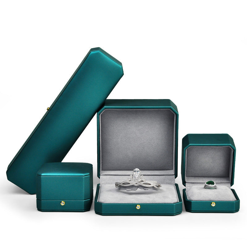 Green PU Leather Bangle Gift Box H084