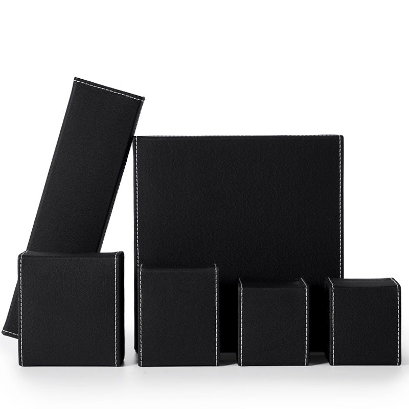 Black PU Leather Bangle Box H119