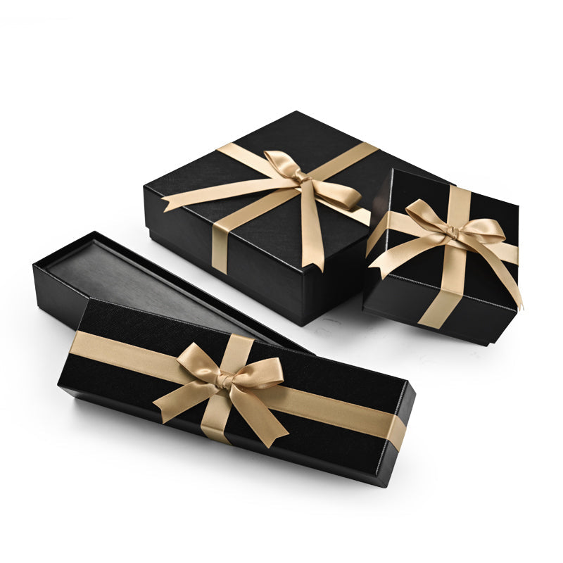 Black Brushed PU Leather Bangle Gift Box H125