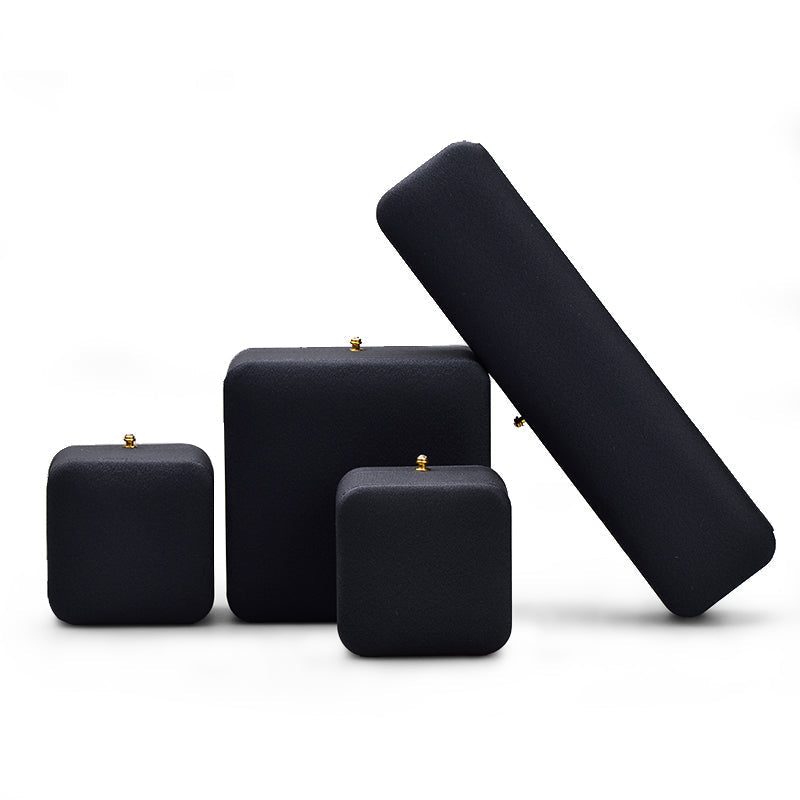 Black PU Leather Proposal Bangle Gift Box H101