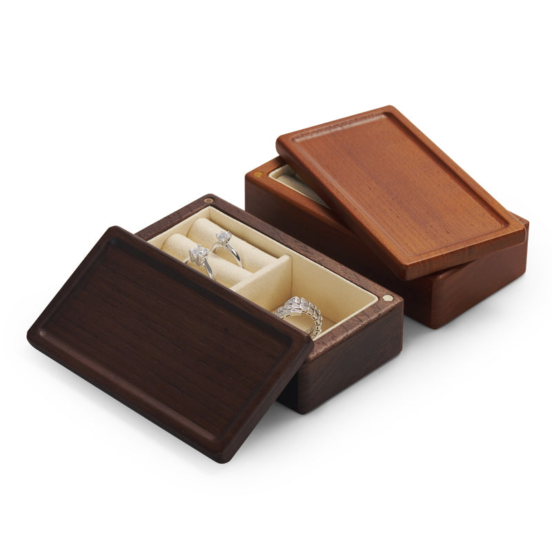 Solid Wood Jewelry Storage Box With Magnetic Cover SM163