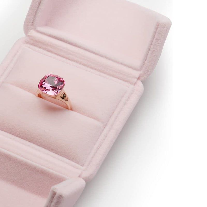 Pink Velvet Ring Gift Box H052