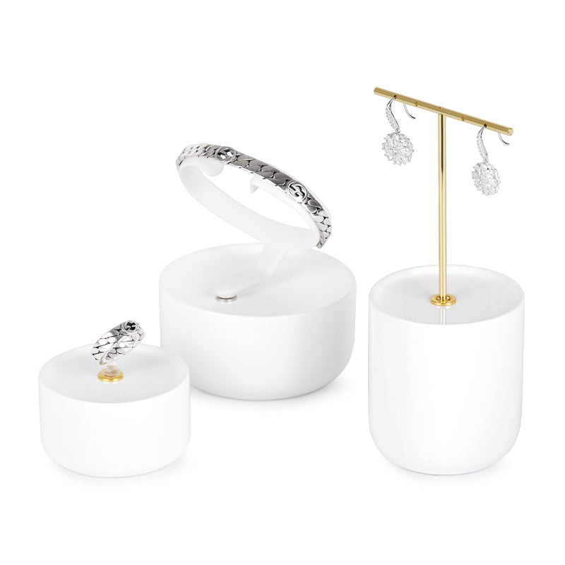 Luxury White Jewelry Display Stand SZ029