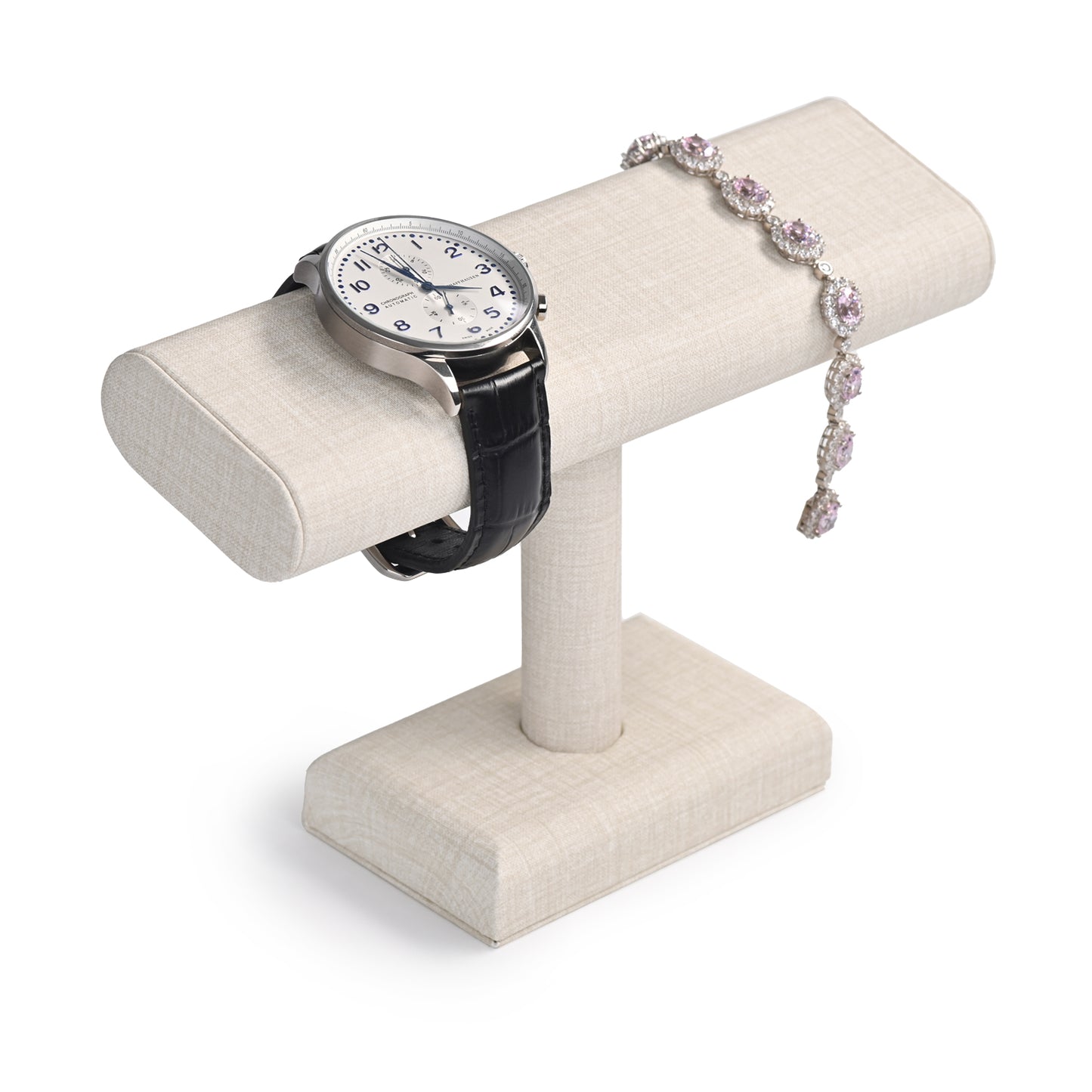 T-shaped Fabric Watch Jewelry Holder PU077
