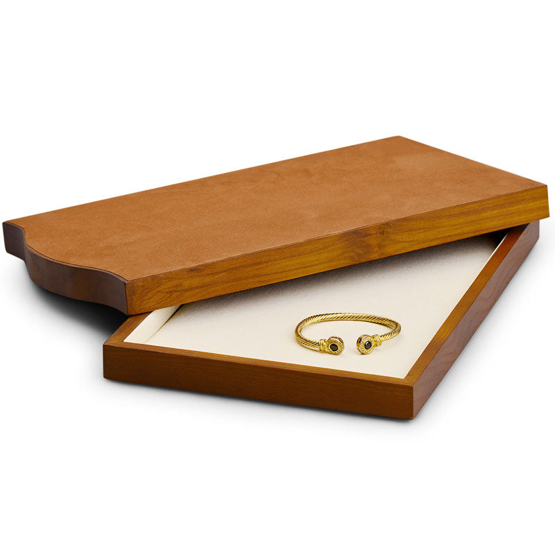 Stackable Solid Wood Flat Jewelry Tray SM041