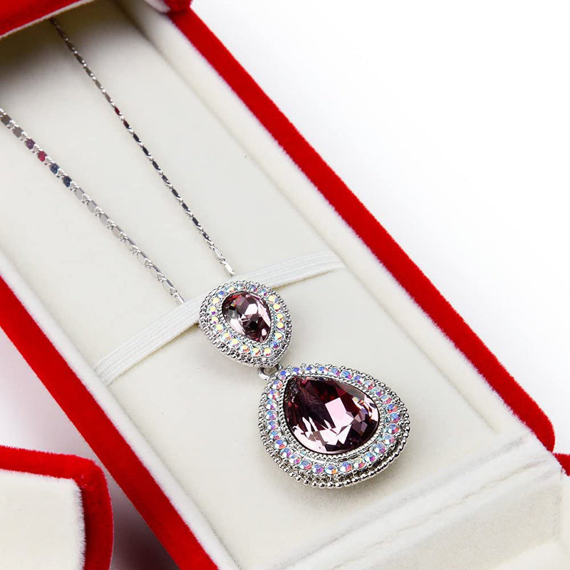 Red Velvet Bracelet/Chain Jewelry Gift Box H02804