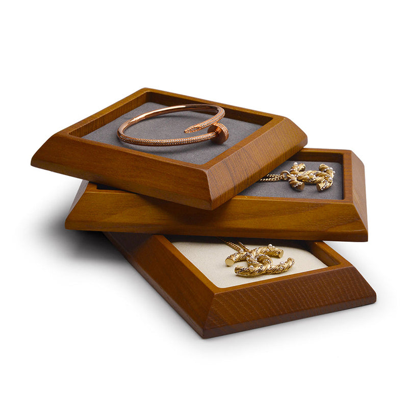 Solid Wood Flat Jewelry Display Tray SM121