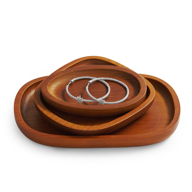 Wood Natural Jewelry Display Tray SM145