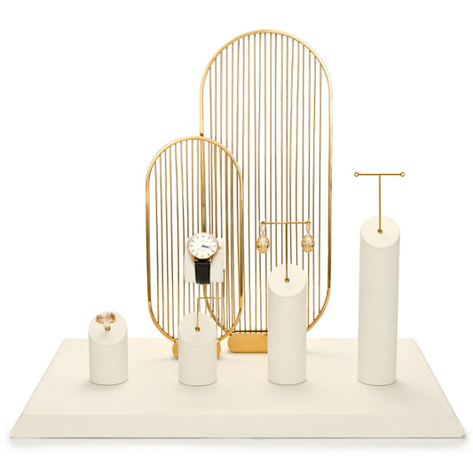 Luxury White Jewelry Display Set TT062