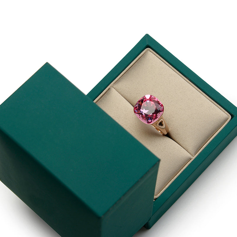 Green Paper Ring Gift Box H027