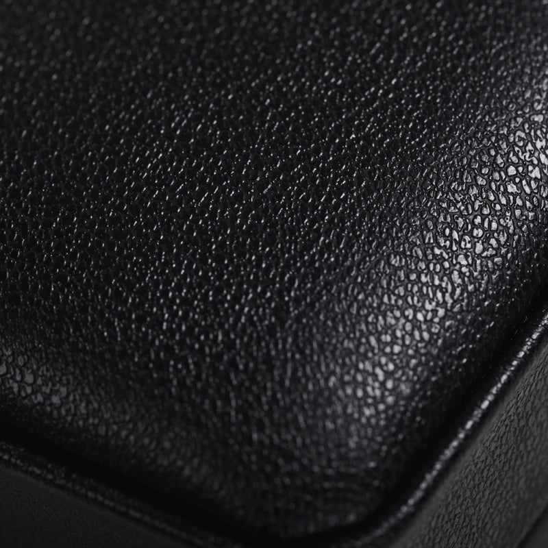 Classic Black PU Leather Earring Box H124