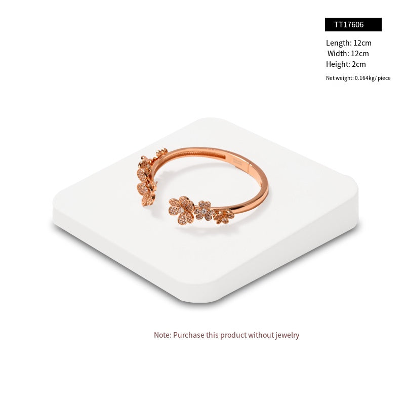 Luxury White Microfiber Jewelry display Set TT176