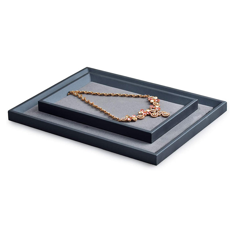 Medium Premium Leather Flat Jewelry Tray P08002