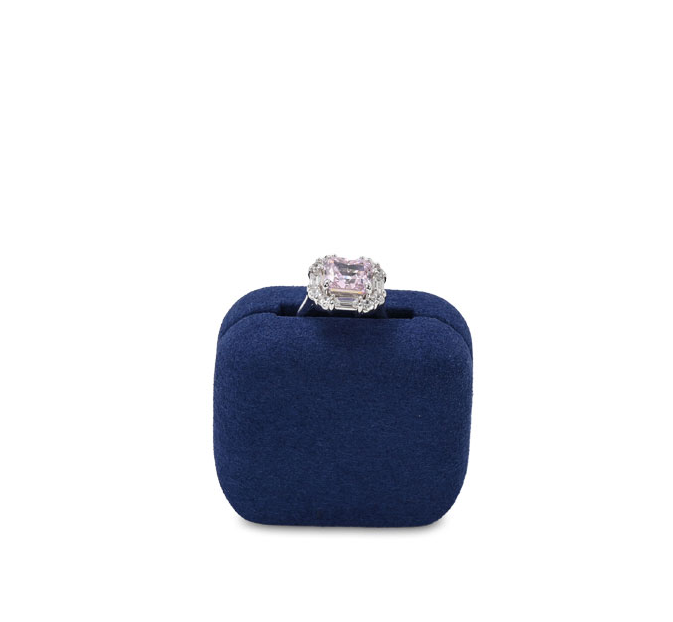 Blue Pendant Bracelet Earrings Ring Jewelry Display Set TT228