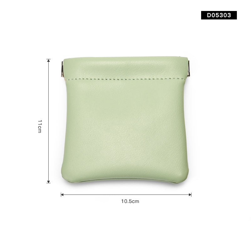 PU Leather Automatic Sealing Jewelry Gift Bag D053