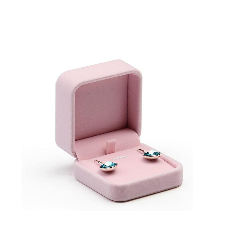 Pink Velvet Earring Jewelry Gift Box H00802