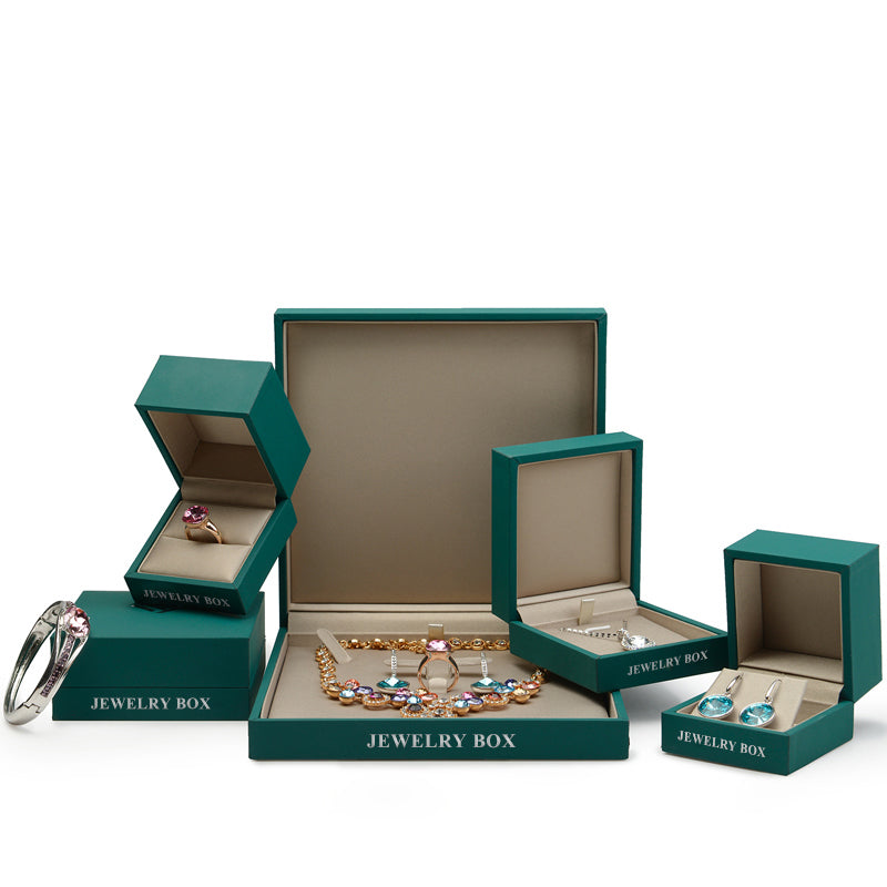 Green Paper Jewelry Packaging Gift Box H027