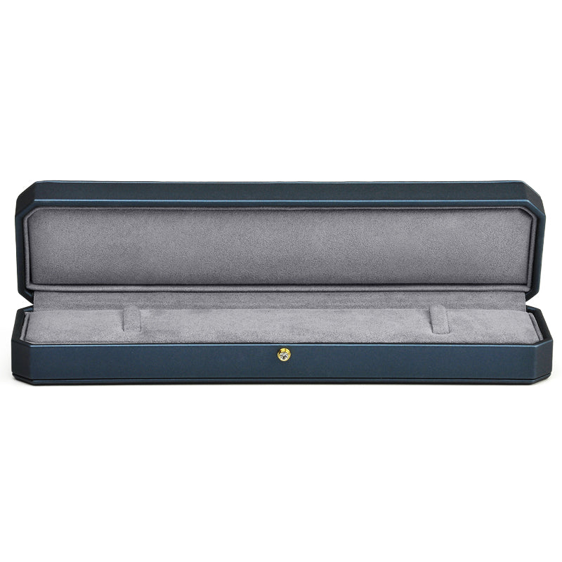 Blue PU Leather Jewelry Gift Box H083