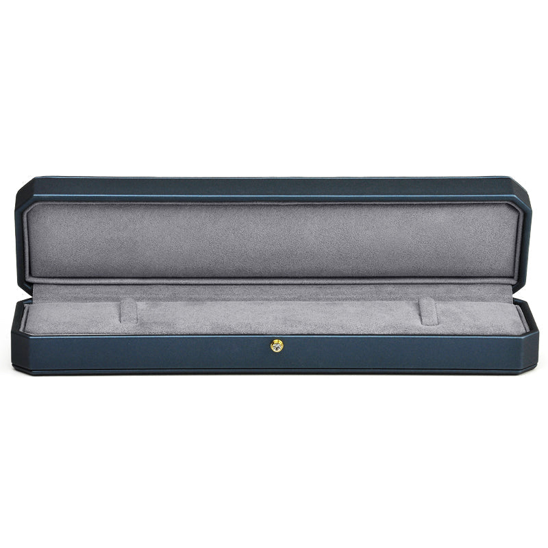 Blue PU Leather Bangle Gift Box H083