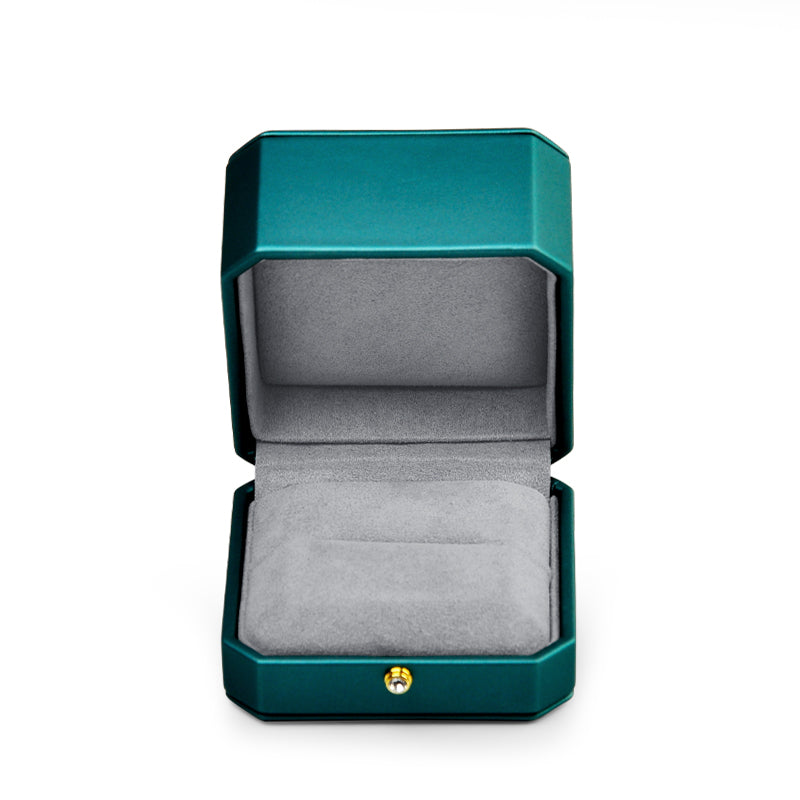 Green PU Leather Jewelry Packaging Gift Box H084
