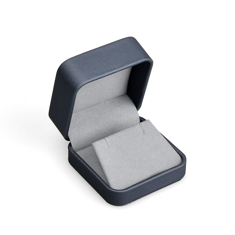 Dark Blue PU Leather Jewelry Packaging Gift Box H089