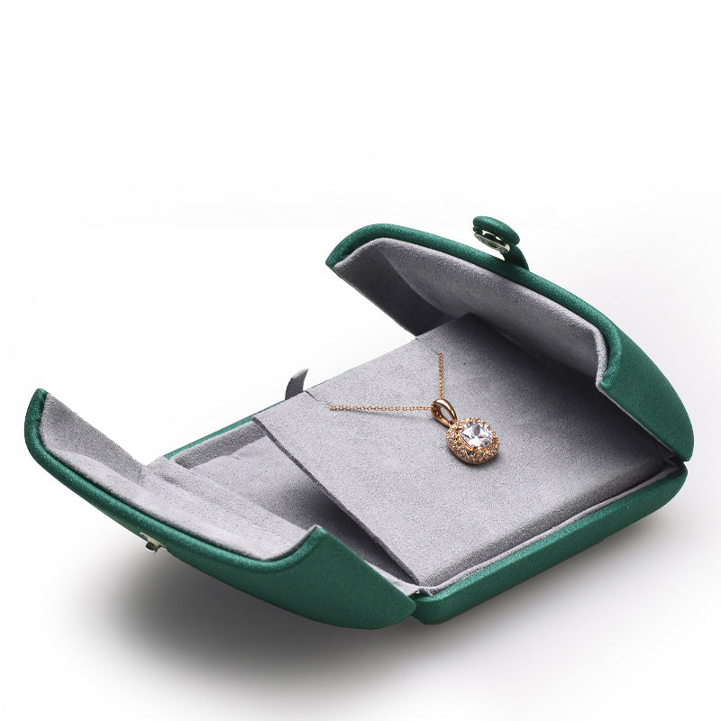 Green PU Leather Ring Gift Box H102