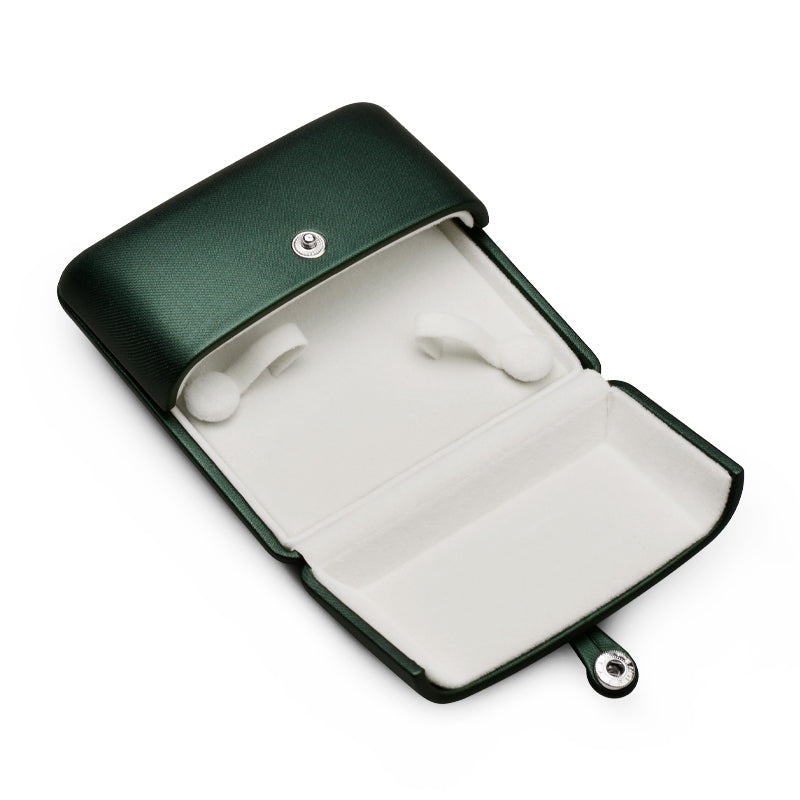 Emerald Green PU leather Bangle Gift Box H109