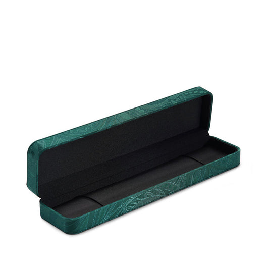 Green Silk Bracelet Chain Gift Box H118