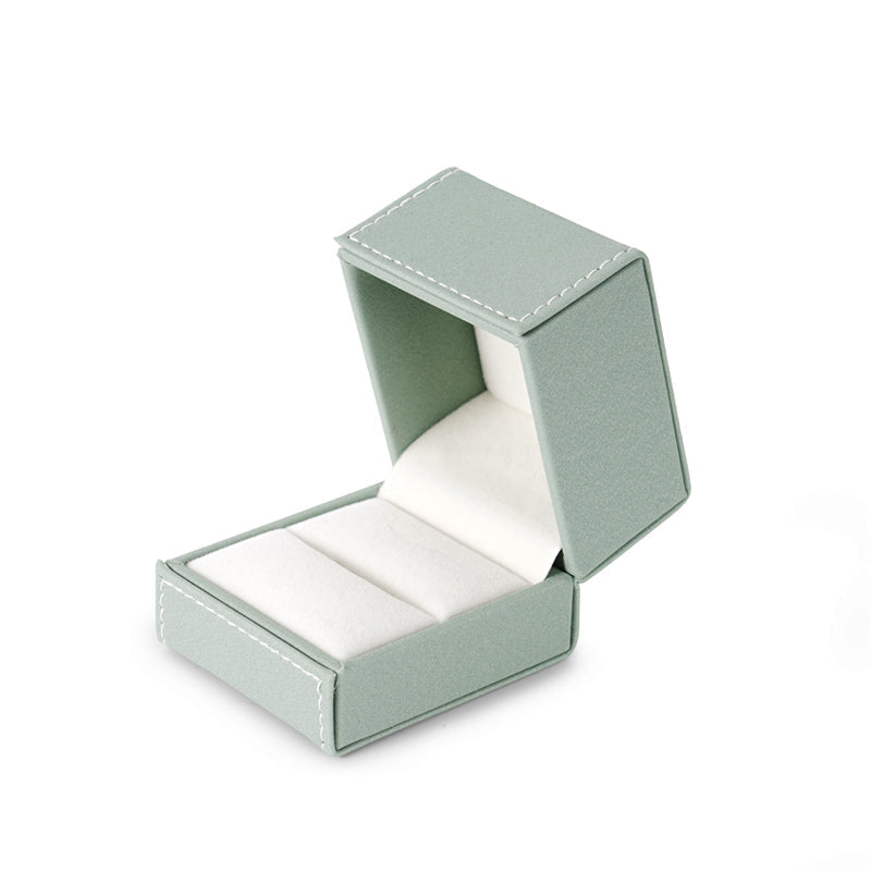Light Green PU Leather Jewelry Set Box H120
