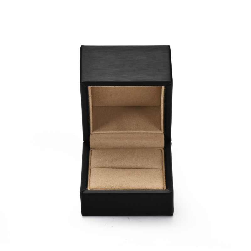 Black Brushed PU Leather Bangle Gift Box H125