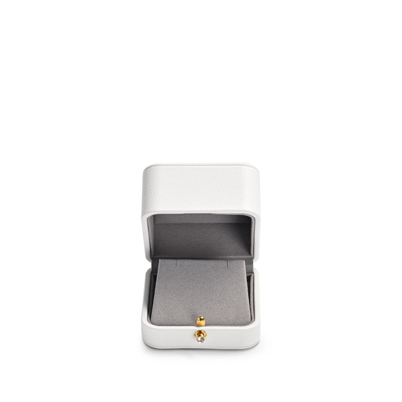 White PU Leather Ring Gift Box H126
