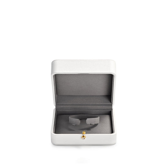 White PU Leather Bangle Gift Box H126