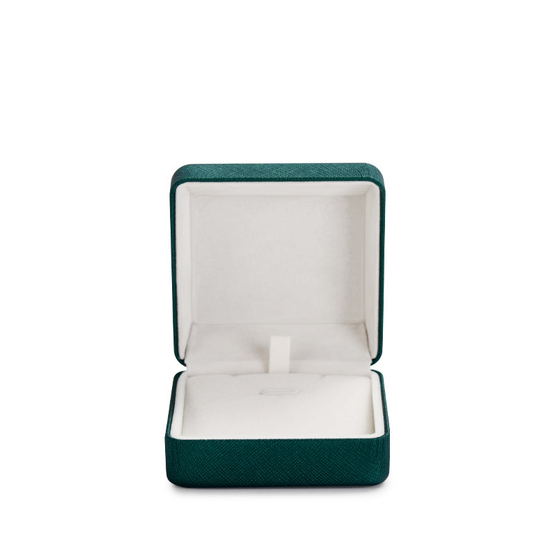 Luxury Green Leatherette Jewelry Box H135