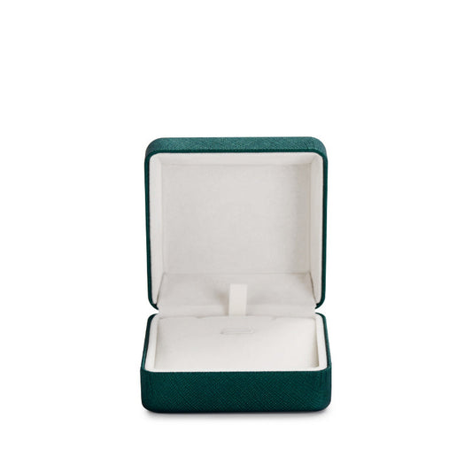 Luxury Green Leatherette Necklace Pendant Box H135
