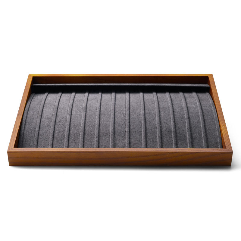 Stackable Solid Wood Jewelry Storage Display Tray P049