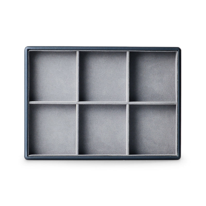 Stackable PU Leather Jewelry Display Tray P066