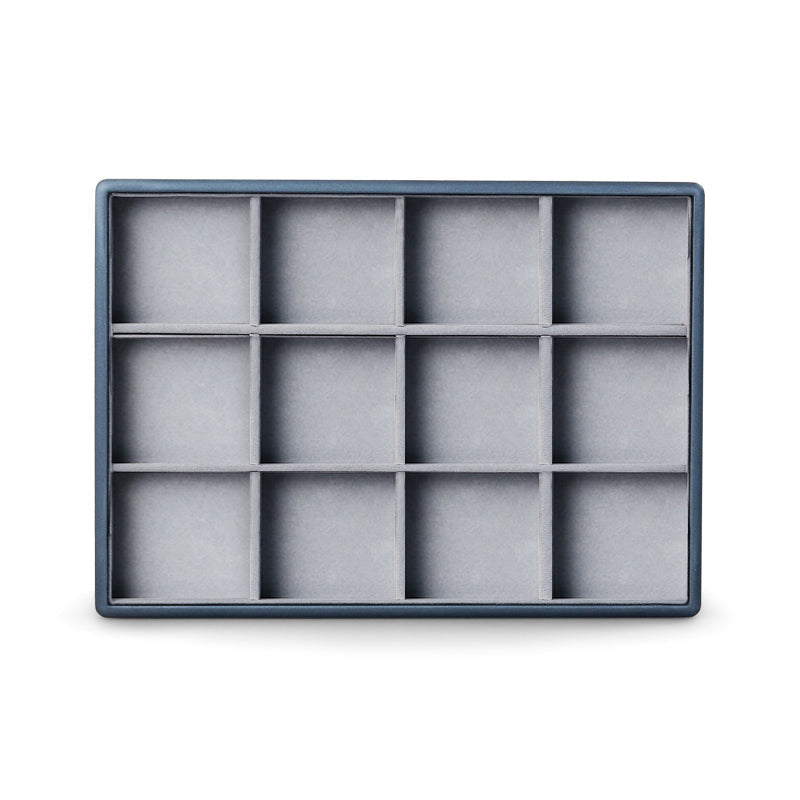 Stackable PU Leather Earring Display Tray P066
