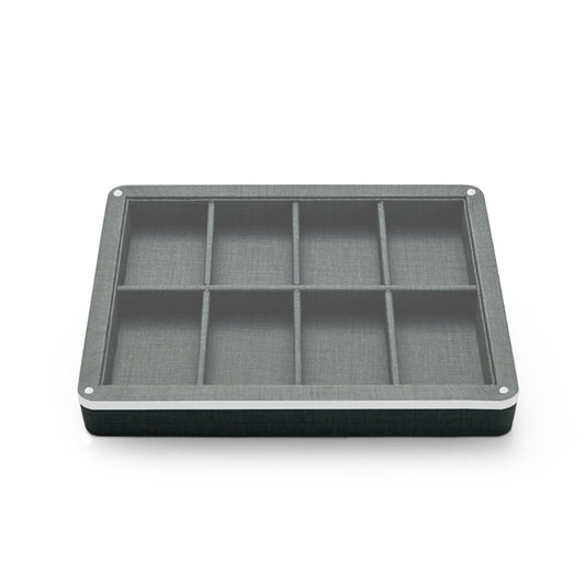 PU Leather Jewelry Tray With Magnetic Acrylic Cover P111
