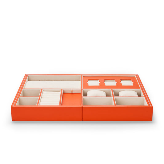 Orange Retractable Jewelry Storage Tray P12601