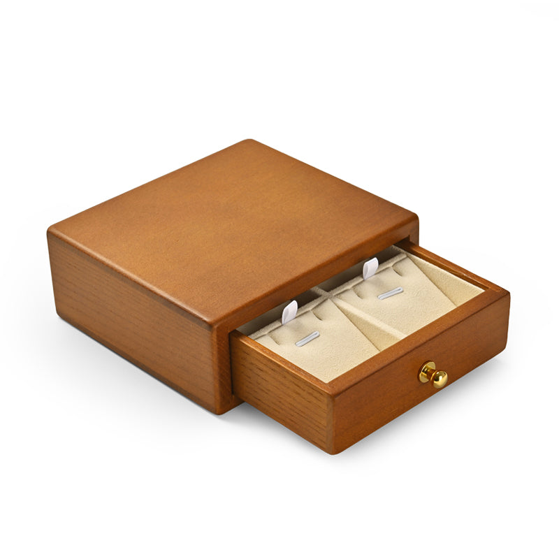 Exquisite Wood Jewelry Storage Box With Drawer SM194