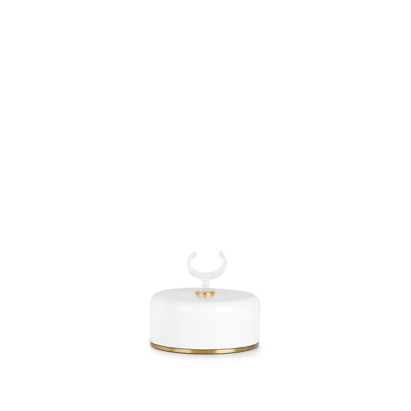 White Cylinder Ring Display Stand SZ030